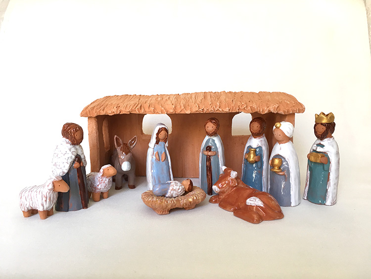 décorations de noël crèche de noël avec 11 Figurines de la crèche crèche de noël crèche de noël yestter crèche de Noël avec Figurines
